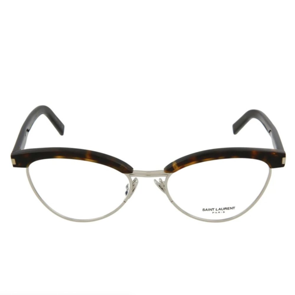 Saint Laurent Havana Cat Eye Eyeglasses! - Picture 2 of 4